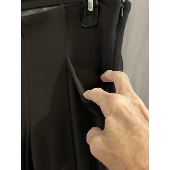 Athleta Gray Sienna Skinny Pants Straight Leg Knit Pants Sz 10T Career Business - Picture 4 of 9